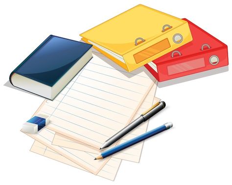 Pile of papers and files | Free Vector #Freepik #freevector #book-clipart #eraser #cartoon-book #cartoon-svg Exam Wallpaper, Eraser Cartoon, Pile Of Papers, Book Clipart, Notes Creative, Classroom Accessories, Book Cartoon, Creative Desks, Cartoon Svg