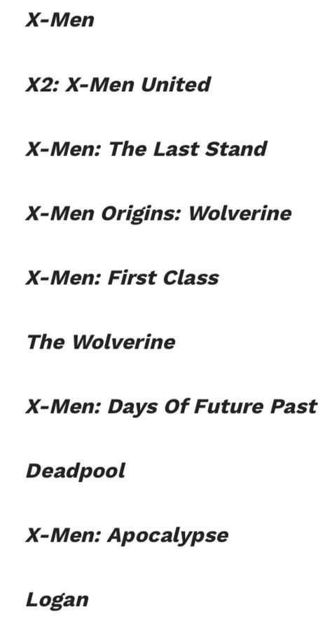 X-Men movie order X Men Movie, Marvel Timeline, Xmen Movies, Marvel Movies List, Avengers Movies In Order, X Men 97 Poster, X-men Poster, Wolverine Movies In Order, Marvel Movies In Order