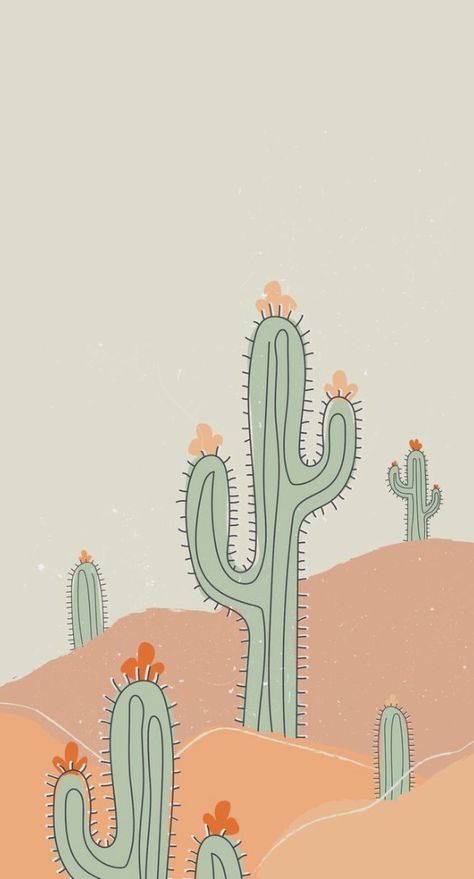 Wallpaper Cactus, Artsy Background, Wallpaper Iphone Boho, Western Wallpaper Iphone, Iphone Wallpaper Pattern, Phone Wallpaper Patterns, Apple Watch Wallpaper, Iphone Wallpaper Vintage, Phone Wallpaper Images