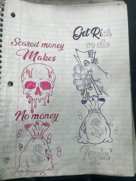 #stencils #tattoos #getrich #custom #ink #tats #moneybags #money #tatts #mentatts Money Stacks Drawing, Get Money Tattoo, Stencil Art Tattoo, Get Rich Or Die Trying Tattoo, Money Hungry Tattoo, Tattoo Outline Drawing Stencil Design, Swag Tattoo, Money Design Art, Money Bag Tattoo