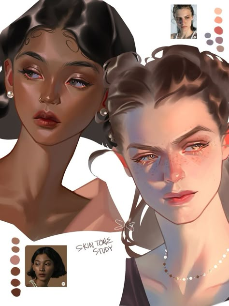 얼굴 드로잉, 얼굴 그리기, Digital Art Beginner, Arte Inspo, Digital Painting Tutorials, Anatomy Art, Process Art, Art Tutorials Drawing, Facial Expressions