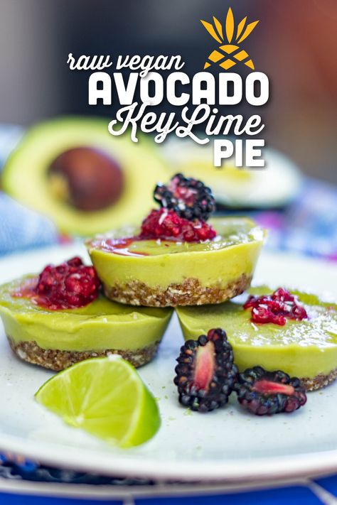 Avocado Key Lime Pie | A Raw Vegan Dessert — The Stanczyks | EatMoveRest Raw Vegan Key Lime Pie, Raw Vegan Dessert, Erin Stanczyk, Deserturi Raw Vegan, Avocado Dessert, Raw Vegan Desserts, Cake Vegan, Raw Desserts, Dairy Free Dessert