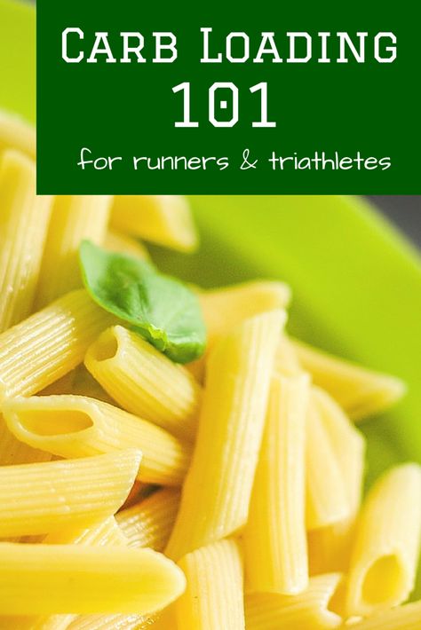 Carb Loading for Runners and Triathletes - A great overview of when & why to carb load, and how to do it for races. High Carb Snacks For Athletes, Runners Diet, Runner Diet, Training Food, Running Help, Carb Loading, Runners Food, Running Group, Running Nutrition