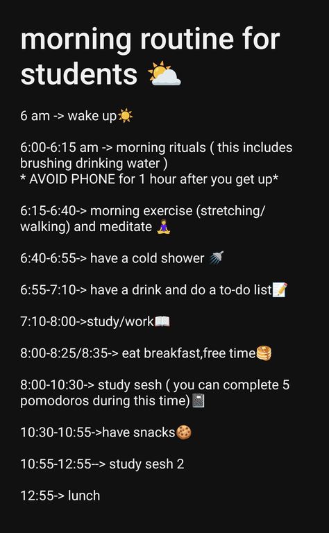 You can read 4-5 hours in the morning using this... (Take this as a reference timetable to make your own) #morningroutine Exercise Timetable, Reading Timetables, Workout Timetable, Student Timetable, Morning Workout Routine, Routine Ideas, Effective Study Tips, Time Table, Cold Shower