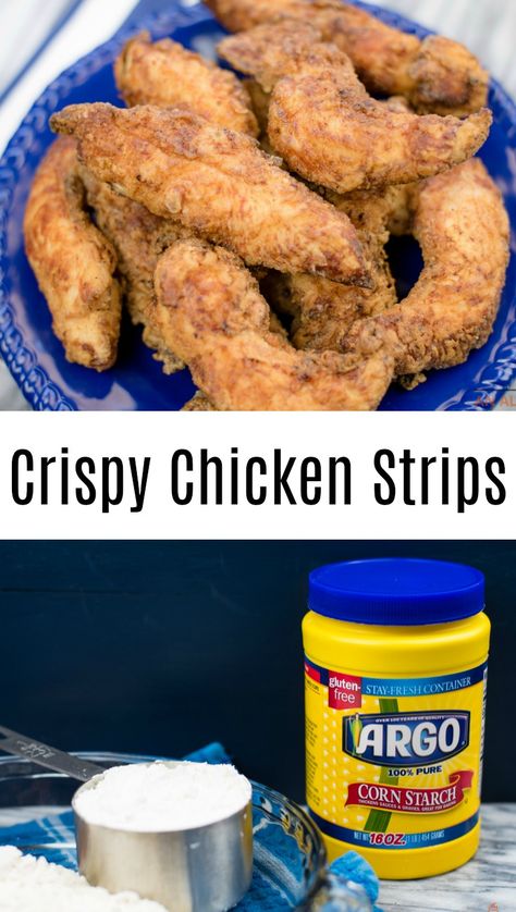 Frying With Cornstarch, Cornstarch Fried Chicken Tenders, Cornstarch Chicken Breading, Cornstarch Batter For Frying, Corn Starch Battered Chicken, Flour Fried Chicken, Corn Starch Chicken Breading, Cornstarch Chicken, Fried Chicken With Cornstarch