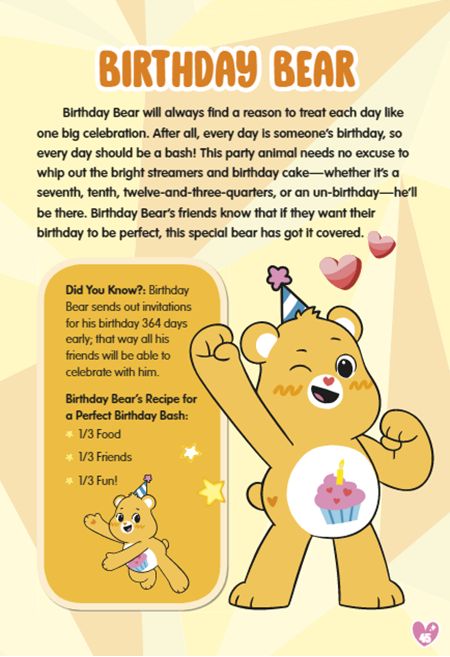 Care Bear Bear Meaning, Christmas Party Printables, Doll Character, Bear Aesthetic, Halloween Costumes For Work, Birthday Bear, Care Bears Cousins, Kindness Activities, Bear Names