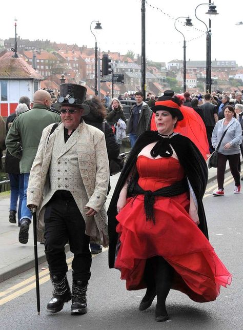 Thousands flock to Whitby for Goth Weekend - bringing live parrots and 'vampire babies' - Mirror Online Whitby Goth Weekend, Baby Mirror, Freedom Of Expression, Goth Clothes, Vampire Weekend, Goth Outfits, Steam Punk, Steampunk Fashion, The Scene