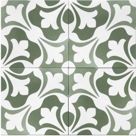 Aquarel Decor Sirius Verde 15x15 Large Floor Tiles, Tile Design Pattern, Tile Texture, Small Bathroom Makeover, Italian Tiles, Vintage Tile, Tile Stores, Tiles Texture, Green Tile