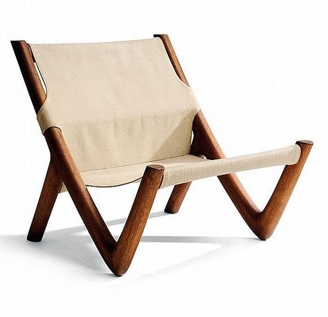 Jorgen Hovelskov; Prototype Teak Lounge Chair, 1960s. Adirondack Chair Plans Free, Adirondack Chair Cushions, Chair Design Wooden, Folding Lounge Chair, Teak Lounge Chair, Acrylic Chair, Outdoor Lounge Chair Cushions, Nordic Furniture, Minimal Furniture