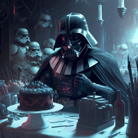 Darth Vader Happy Birthday, Happy Birthday Beatles, Darth Vader Birthday, Ugc Inspiration, Starwars Darth Vader, Darth Vader Father, Star Wars Parody, Dark Vader, Star Wars History