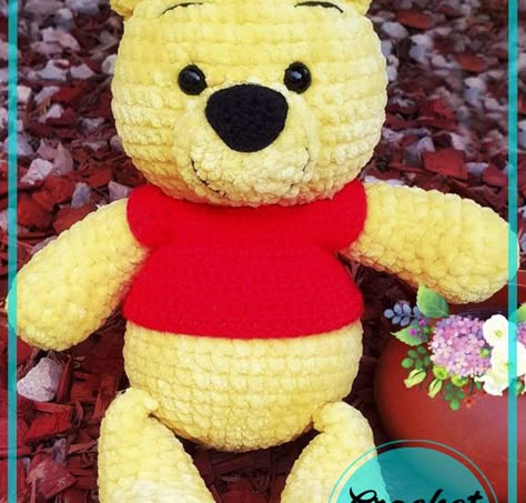 Free Crochet Winnie The Pooh Patterns, Winnie The Pooh Lovey Crochet Pattern, Winnie The Pooh Free Crochet Pattern, Pooh Bear Crochet Pattern Free, Winnie The Pooh Amigurumi Free Pattern, Crochet Pooh Bear Pattern Free, Crochet Winnie The Pooh Pattern Free, Winnie The Pooh Crochet Patterns Free, Arigami Crochet