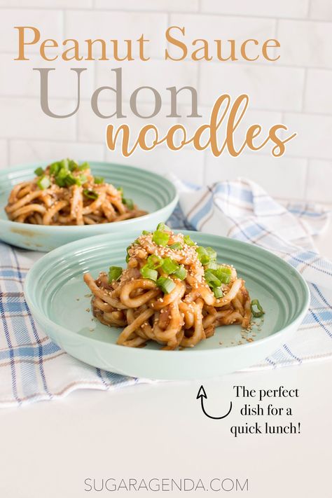 Chicken Udon Noodles, Chicken Udon, Udon Noodles Recipe, Peanut Sauce Noodles, Udon Noodle, Noodles Recipes, Peanut Recipes, Udon Noodles, Dinner Recipes Easy Quick