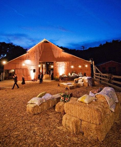 Footloose/country theme Barn Dance Party, Country Sweet 16, Wedding Courtyard, Country Prom, Fun Seating, Bon Fire, Ojai Valley, Country Party, Barn Parties