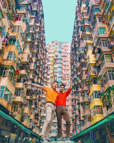 The Monster Building: a go-to spot for Instagrammers in Hong Kong – Deer is Travelling Lgbtq Travel, Monster Building, Quarry Bay, Hong Kong Movie, Public Display Of Affection, Victoria Harbour, Exotic Beaches, Hong Kong Travel, China Hong Kong