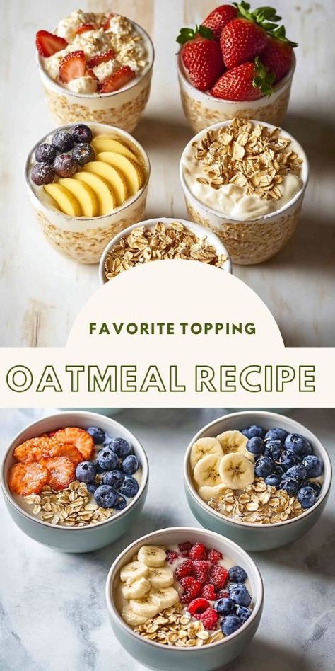 Our Favorite Oatmeal Toppings Ingredients: For the oatmeal: 3 to 4 cups water or milk (dairy or plant-based) 2 cups organic rolled oats or 1 cup steel-cut oats Toppings and mix-ins (optional): Fresh figs Fresh berries (blueberries, strawberries, raspberries) Raisins or dried cranberries Sliced bananas Sliced peaches, plums, or nectarines Chopped dates #Oatmeal #Recipes Oats Toppings, Dates Oatmeal, Chopped Dates, Sliced Peaches, Oatmeal Toppings, Milk Dairy, 15 Minute Meals, Fresh Figs, Banana Slice