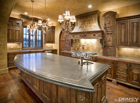 Old World Tuscan Decor | old world,tuscan,mediterranean decor | Old World Style - Cabinet ... Tuscan Kitchen Ideas, Modern Tuscan Design, Tuscany Kitchen, Country Decor Diy, Old World Kitchens, Tuscan Design, Tuscan Kitchen, Mediterranean Home Decor, Tuscan House