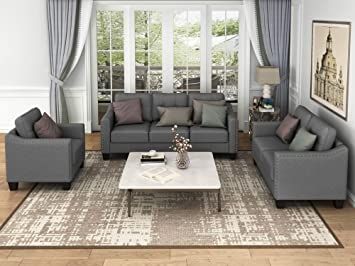 3 Piece Living Room Set, 3 Piece Sectional Sofa, Modern Sofa Set, Sectional Sofas Living Room, Living Room Sofa Set, 3 Piece Sofa, Furniture Sofa Set, Couch And Loveseat, Couch Set