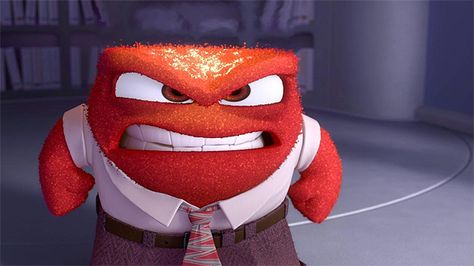 Angry/Upset: This embodies everything about being angry/upset Angry Character, Mad Cartoon, Lewis Black, Hulk Character, Movie Inside Out, Leaving Las Vegas, Film Trailer, Animation Inspiration, Disney Inside Out