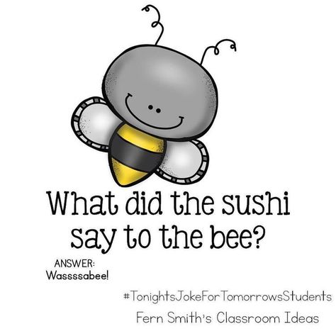 Bee Humor, Kid Friendly Jokes, Funny Corny Jokes, Lunchbox Jokes, Punny Jokes, Lame Jokes, Cheesy Jokes, Funny Riddles, Dad Jokes Funny