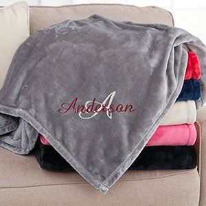 Personalized Blankets & Throws | Personalization Mall Customize Blanket, Embroidered Fleece Blanket, Initial Blanket, Embroidery Blanket, Snuggie Blanket, Monogram Blanket, Senior Week, Friend Ideas, Personalization Mall