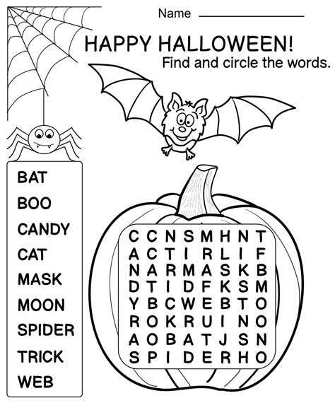 Halloween Grade 1 Activities, Halloween Crafts For Grade 1, Grade 2 Halloween Activities, Halloween 2nd Grade Worksheets, October School Age Activities, Halloween Student Activities, Halloween First Grade Worksheets, Halloween Science Worksheets, Halloween Kindness Activities