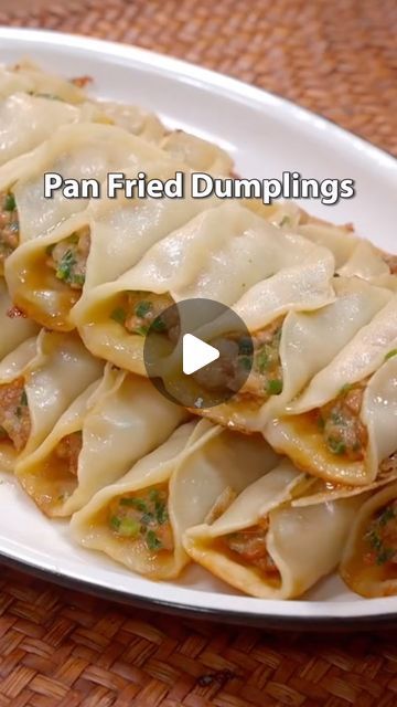 Lily on Instagram: "Homemade pan fried pork dumplings! 🥟 #dumplings #panfrieddumplings #porkdumplings #chinesefood #chinesefoodlover #chinesecuisine #cookingathome #homecooking #food #foodie #vlog #cooking #easyrecipes #recipes #fullhappybelly" Fried Pork Dumplings, Pan Asian Food, German Dumplings, Pan Fried Dumplings, Pork Dumplings, Food Asian, Wonton Recipes, Pork Dumpling, Fried Dumplings