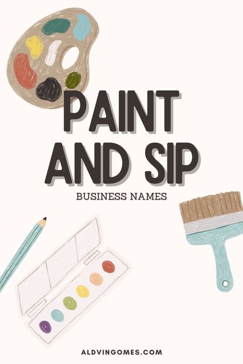 Level up your painting and sipping experience with these creative business name ideas! 🎨🍷 Find the perfect mix of art and atmosphere for your project. #PaintAndSip #BusinessNames #CreativityUnleashed 🌟 Art Page Name, Paint And Sip Business, Business Name Ideas, Creative Names, Aesthetic Names, Drawing Cartoon Characters, Name Ideas, Drawing Cartoon, Paint And Sip