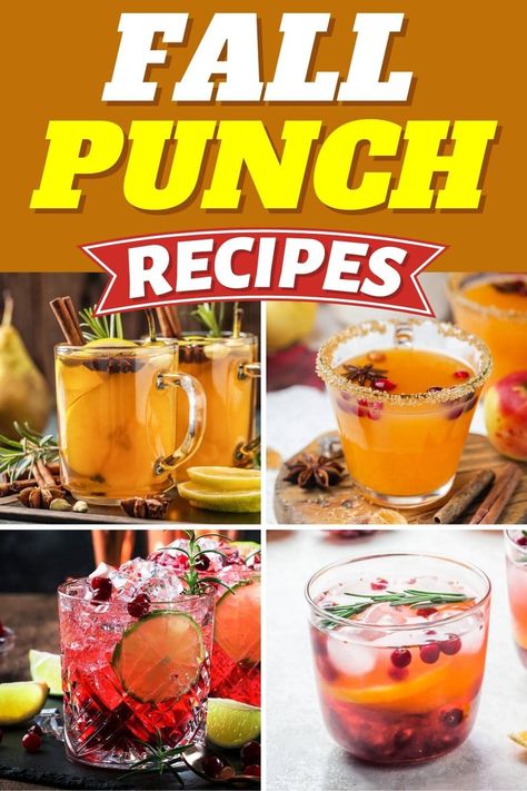 Fall Cocktail Punch Recipes, Fall Brunch Punch Non Alcoholic, Fall Party Punch Alcohol, Autumn Party Ideas Decor, Autumn Punch Alcohol, Fall Punch Recipes Alcholic Easy, Fall Wedding Punch, Fall Wedding Punch Recipes, Fall Happy Hour