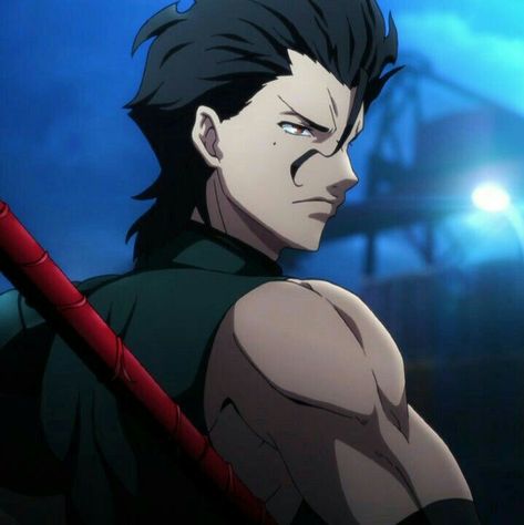 Lancer Fate Zero, Lancer Fate, Fate Zero, Fate Series, Stay Night, Wizard, Anime Guys, Cool Art, Anime