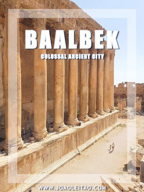 VISIT BAALBEK LEBANON: quick insights of the ancient city of Baalbek in Lebanon and its amazing archaeological complex. History, Photos, Curiosities. Balbek Lebanon, Lebanon History, Baalbek Lebanon, Unexplained Phenomena, History Photos, Lebanon, Archaeological Site, Ancient Cultures, Ancient Times