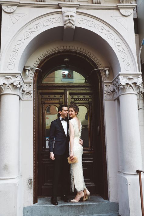 City Hall Wedding Hair, Chicago City Hall Elopement, City Hall Photoshoot, New York City Hall Elopement, Elopement Photography City Hall, Legal Wedding, Town Hall Wedding Photography, City Wedding Dress, City Hall Wedding Dress