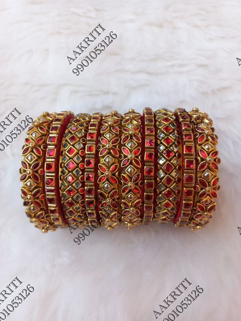 Kundan Clips, Aari Bangles, Bride Bangles, Maggam Work Bangles, Rajasthani Bangles, Silk Thread Earrings Designs, Diy Bangles, Bangle Making, Bangles Bridal