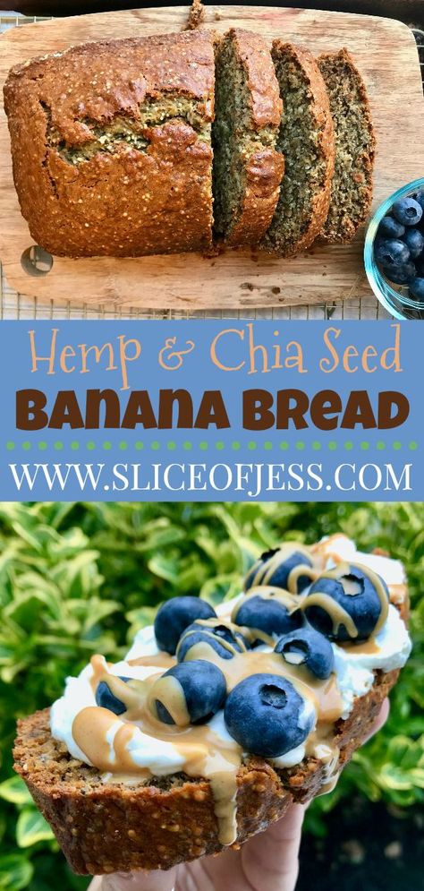 Hemp Hearts Recipes, Easy Vegan Banana Bread, Hemp Seed Recipes, Vegan Banana Bread Easy, Vegan Banana Bread Recipe, Box Recipes, Pan Sin Gluten, Vegan Grocery, Plant Based Diet Recipes