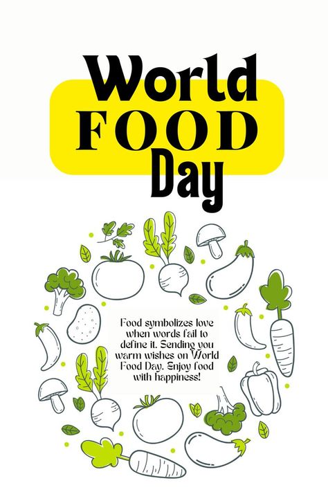 Happy World Food Day ! World Food Day Creative, Food Day Creative Ads, World Food Day Creative Ads, Zero Hunger, World Food Day, Food Wastage, Youth Work, Food Day, World Food