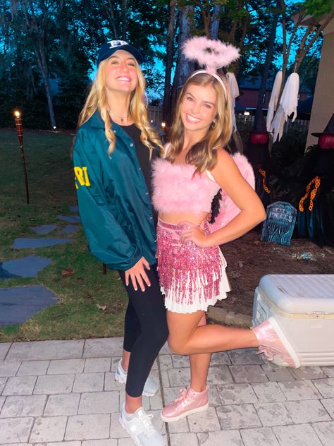 Preppy Halloween Costume, Cotton Candy Costume, Pink Halloween Costumes, Hot Costume, Candy Costumes, Angel Costume, Halloween Inspo, Cool Costumes, Halloween Outfits