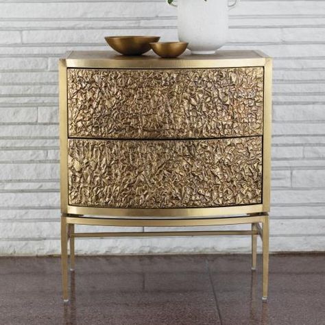 Contemporary Nightstand, Bedside Chest, Accent Chest, Global Views, Glam Decor, Living Room Cabinets, Modern Nightstand, Cabinet Drawers, Accent Mirrors