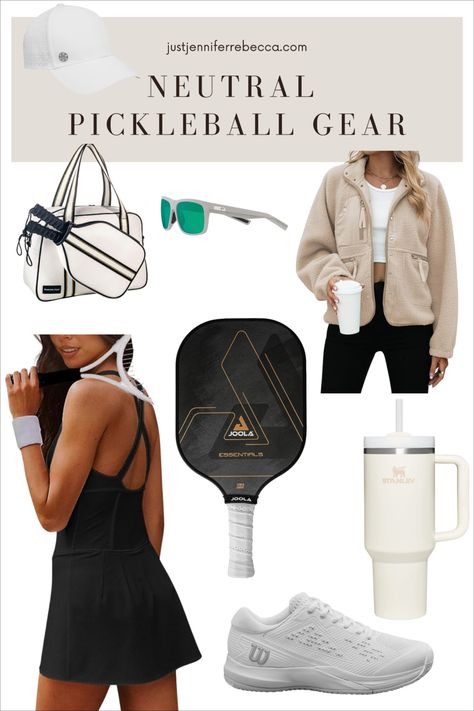 womens neutral outfit inspo | fall outfit | pickleball outfits | womens pickle ball outfits | pickleball paddle | court outfits | court shoes | #pickleballoutfit | #outfitideas | #cutepickleballoutfits | #tennisoutfits #FallFashionInspo | #FallEssentials | #FallJackets #FallAccessories | #FallWardrobe | cute fashionable workout outfit ideas for women Winter Pickleball Outfits, Pickle Ball Outfit Women, Pickle Ball Outfit, Paddle Court, Pickleball Outfits For Women, Court Outfits, Workout Outfit Ideas, Pickleball Outfit, Ball Outfits