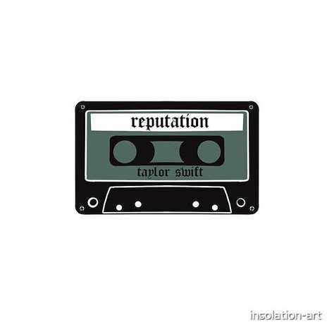 Reputation Taylor Swift Painting, Reputation Painting, Reputation Stickers, Taylor Swift Drawing, Taylor Songs, Music Cassette, Taylor Swift Music, Taylor Swift Posters, Music Stickers