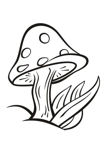 Mushroom line art Stock Photos, Illustrations and Vector Art | Depositphotos Mushroom Line Art, Zentangle Doodle, Mushroom Drawing, Tshirt Design, Doodle Art, Line Drawing, Vector Art, Line Art, Coloring Pages