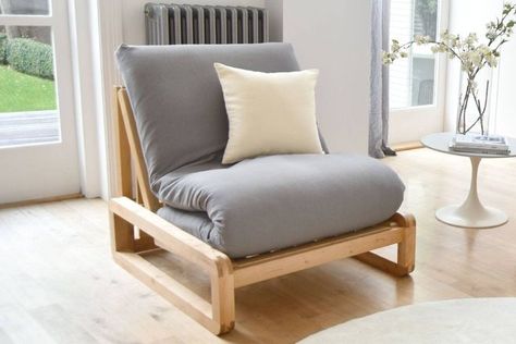 Single Futon Chair, Single Chair Bed, Single Bed Chair, Ikea Chair Bed, Single Futon, Futon Bed Office, Single Futon Bed, Armins Futon, Japanese Futon Sofa Bed