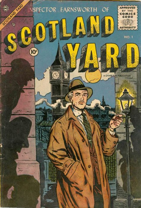 Harvey Comics, The Pickwick Papers, 39 Steps, Charlton Comics, Scottish Deerhound, Travel Scotland, Golden Age Comics, Scotland Yard, Victorian London