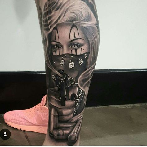 Tattoo Homme, Art Chicano, Chicano Tattoos Sleeve, Catrina Tattoo, Skull Girl Tattoo, Girl Face Tattoo, Gangsta Tattoos, Chicano Tattoos, Tattoo Zeichnungen