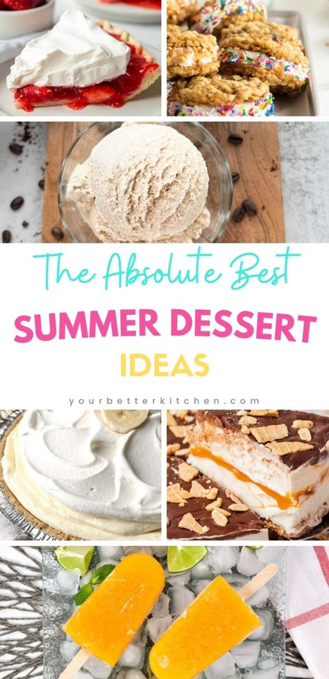 Looking for summer desserts for a crowd? These easy recipes are quick, cheap, and perfect for kids and adults! Make refreshing frozen treats, light Southern favorites, or a rich chocolate dessert without turning on the oven. Whether you need a unique no-bake idea or something make-ahead, these summer desserts are guaranteed to be a hit at your next gathering!