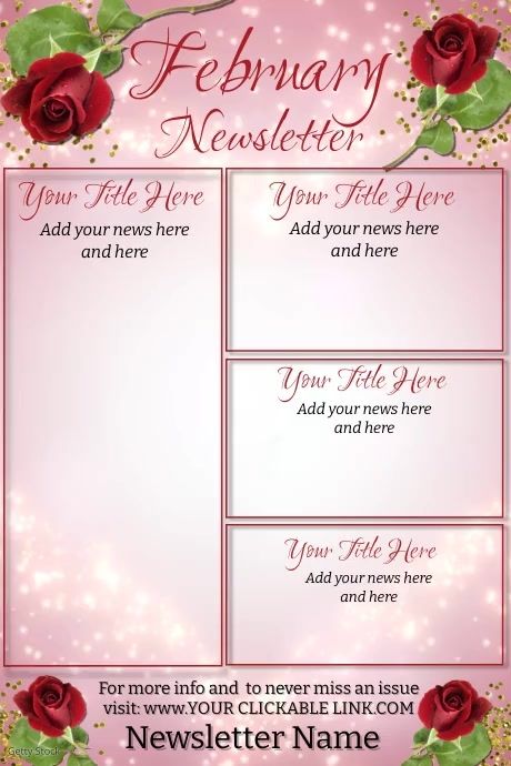 Customize 1,300 Newsletter Templates Newsletter Design Layout, Newsletter Sample, February Newsletter, Newsletter Design Templates, Newsletter Examples, Newsletter Template Free, Newsletter Names, Social Media Posting Schedule, News Letter