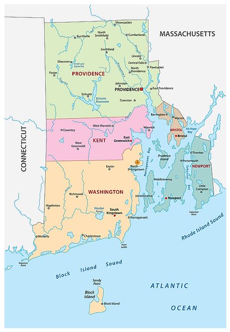 Counties Map America Outline, Rhode Island Map, Sister Dolls, Physical Map, North America Map, County Map, Island Map, Block Island, Us Map