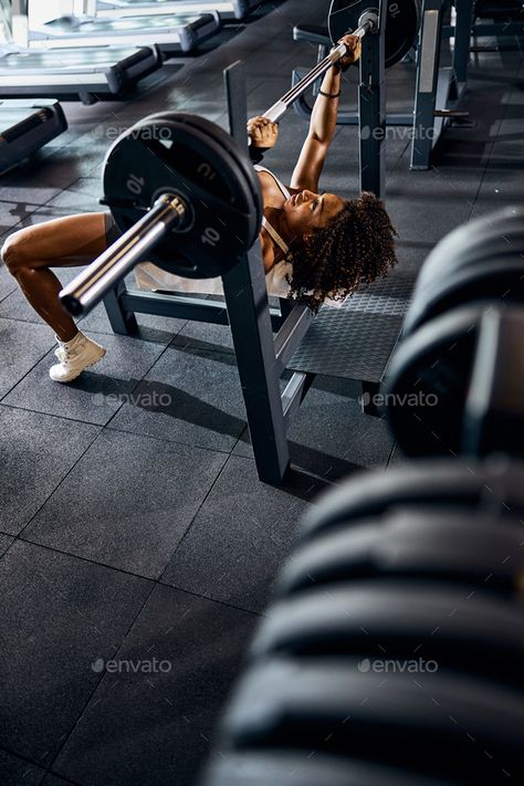 Women Bench Press, Powerlifting Photoshoot, Bench Press Aesthetic, Bench Press Women, Barbell Bench Press, 2024 Manifesting, Athletic Physique, Senior Banner, Gym Photo