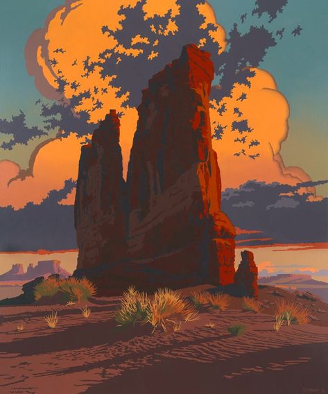 Billy Schenck, Desert Landscape Art, Hudson River School, Desert Art, Juxtapoz Magazine, Cowboy Art, Southwest Art, Arts And Crafts Movement, Desert Landscaping