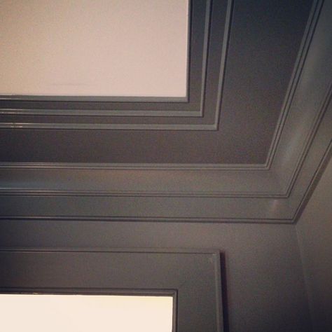 Instagram Inspiration: Angela from The Painted House Molding Ideas, Millwork Details, Ceiling Trim, Casa Clean, Ceiling Details, Trim Ideas, Ceiling Treatments, Trim Work, Crown Moulding