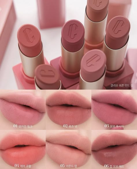 Pale Face Makeup, Colored Lipstick, Lips Care, Korean Eye, Soft Makeup Looks, Cute Eye Makeup, Makeup Face Charts, Lipstick Kit, Korean Eye Makeup