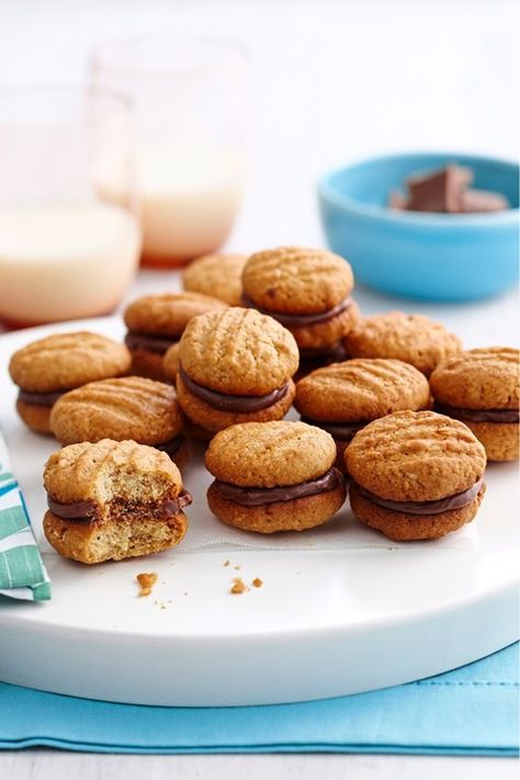 How To Make Homemade Kingston Biscuits Recipe | Better Homes and Gardens Kingston Biscuits, Chocolate Biscuit Recipe, Make Your Own Chocolate, Anzac Biscuits, Biscuit Recipes, Cream Biscuits, Chocolate Biscuits, Biscuits Recipe, Chocolate Nuts